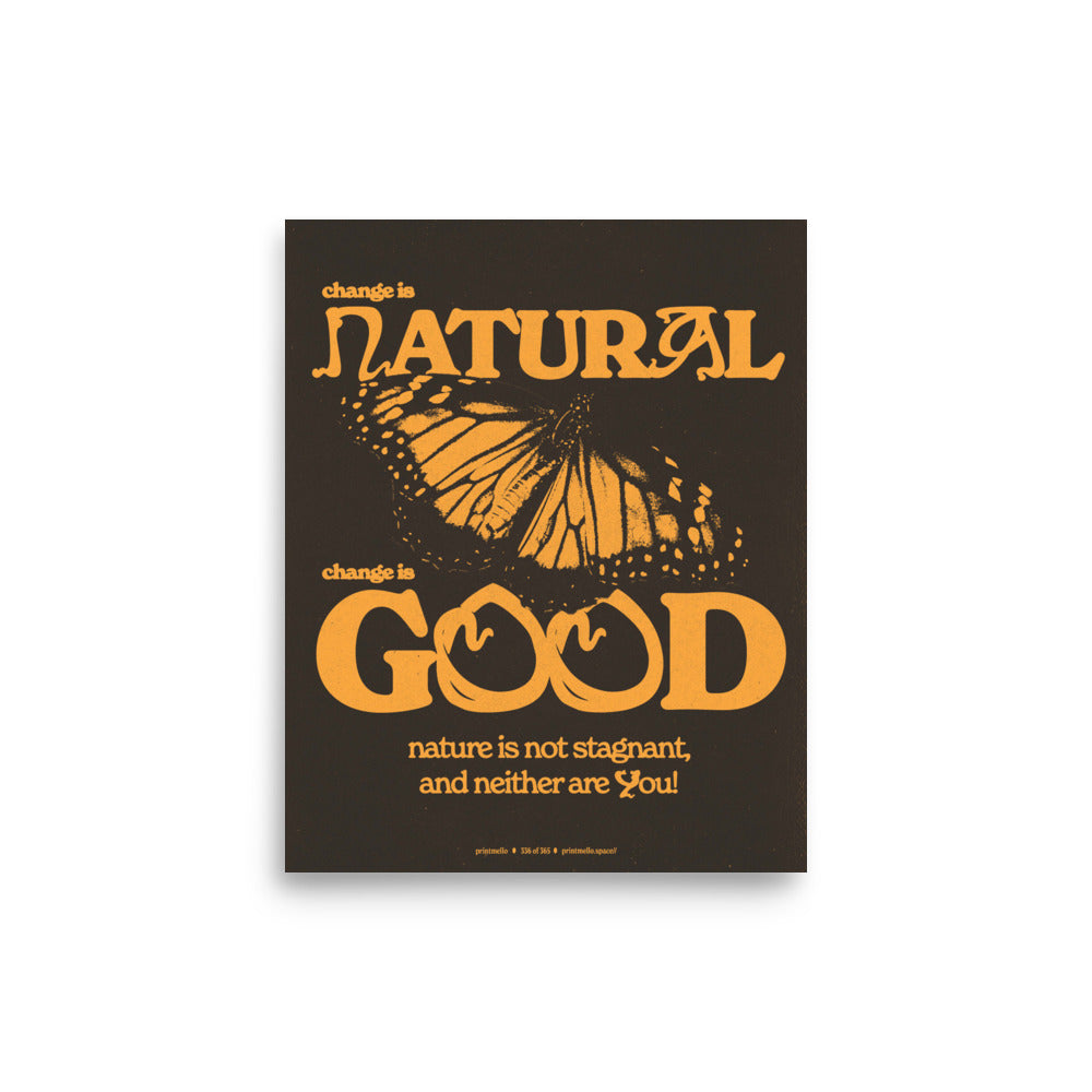 No. 336 - Change is natural